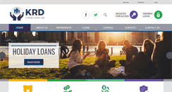 Desktop Screenshot of krdcreditunion.com